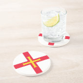 ガーンジー国旗 コースター (側面)