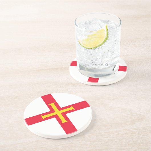 ガーンジー国旗 コースター (側面)