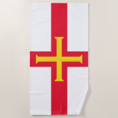 ガーンジー国旗 ビーチタオル (正面)