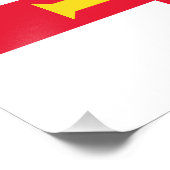 ガーンジー国旗 フォトプリント            (角)