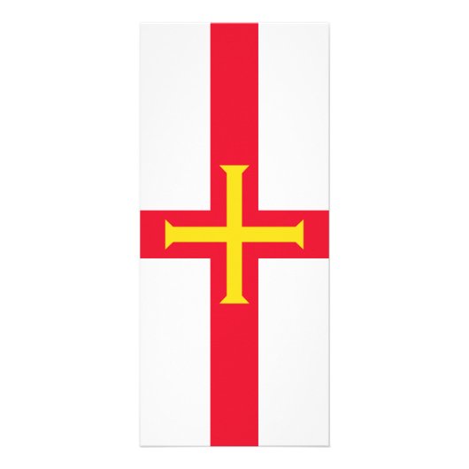 ガーンジー国旗 ラックカード (正面)