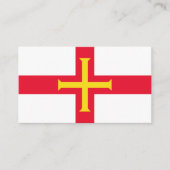 ガーンジー国旗 名刺 (正面)