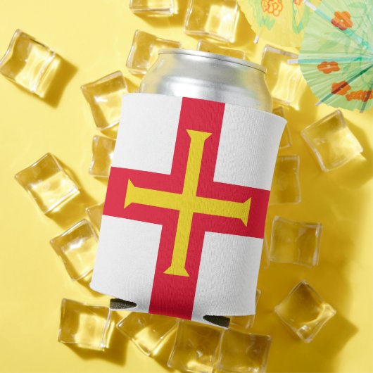 ガーンジー国旗 缶クーラー (インサイチュ 夏)
