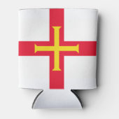 ガーンジー国旗 缶クーラー (正面)