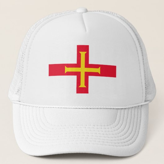 ガーンジー島の旗 キャップ (正面)