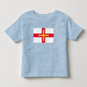 ガーンジー島の旗 トドラーTシャツ