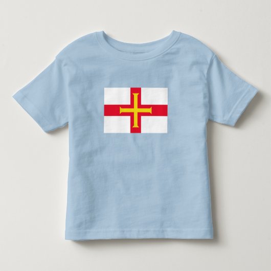 ガーンジー島の旗 トドラーTシャツ (正面)