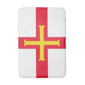 ガーンジー島の旗 バスマット (正面縦)