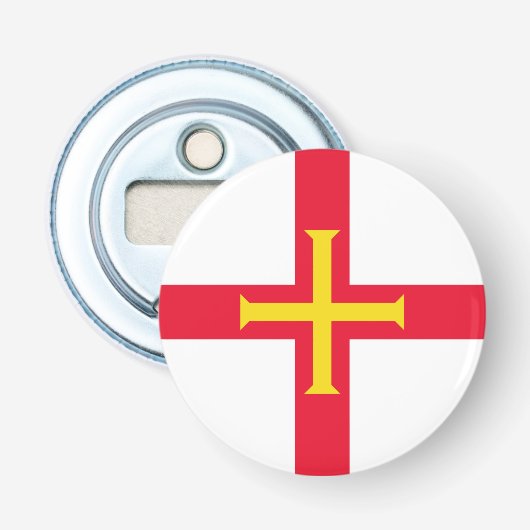 ガーンジー島の旗 栓抜き (正面)