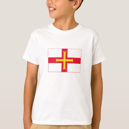 ガーンジー島の旗 Tシャツ (正面)