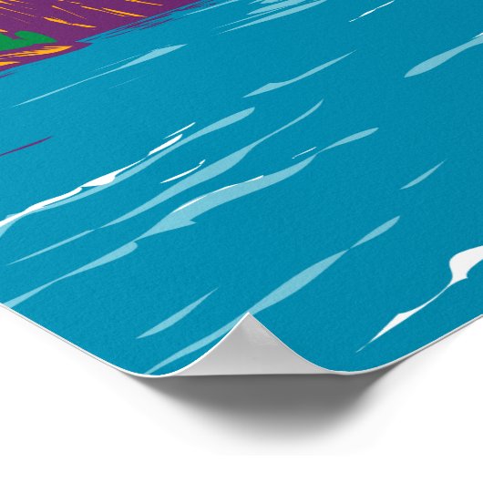 ガーンジー州パークワイオミングヴィンテージ ポスター (角)