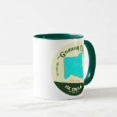 ガーンジー牛ブルームーンのアイスクリームのマグ マグカップ (正面右)