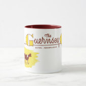 ガーンジー牛Exton、PA マグカップ (中央)