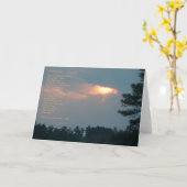 ガ及び炎の詩のメッセージカード カード (黄色い花)