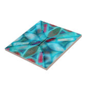 ガ白熱［赤熱］光を放つラス タイル (側面)