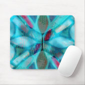 ガ白熱［赤熱］光を放つラス マウスパッド (マウス)