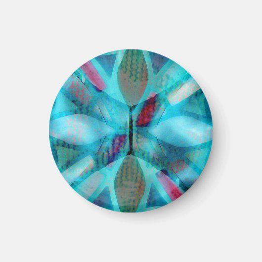 ガ白熱［赤熱］光を放つラス マグネット (正面)