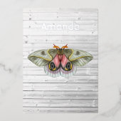 ガ素朴ス箔招待状 箔招待状 (正面)