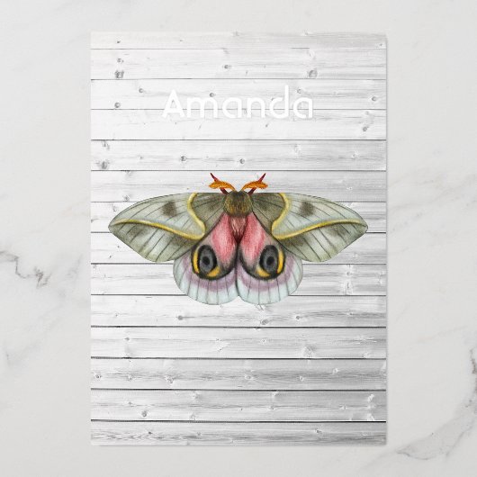 ガ素朴ス箔招待状 箔招待状 (正面)