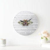 ガ素朴ス ラージ壁時計 (ホーム)