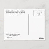 ガ・サバンナ・オールド・フォート・ジャクソン ポストカード (裏面)