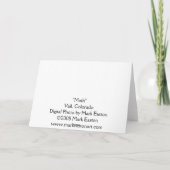 ガ、印Eastonによる空白のなメッセージカード カード (裏面)