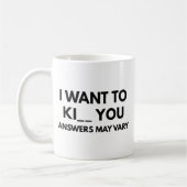 キが欲しい コーヒーマグカップ (左)