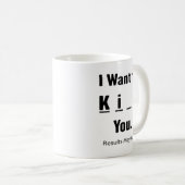 キが欲しい__結果は違うかもしれない コーヒーマグカップ (正面右)