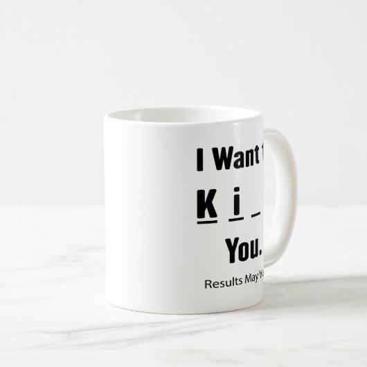 キが欲しい__結果は違うかもしれない コーヒーマグカップ (正面右)