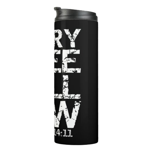 キはっきりしたリスト教聖書の詩の引用文男性へ・エヴリー・クーン タンブラー (回転右)