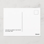 キアオラナポリネシアビーチとヴァカ ポストカード (裏面)