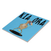 キアオラニュージーランドマオリ語 タイル (側面)