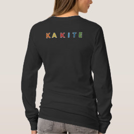 "キアオラ" & "カイトカイト"/ "こんにちは" & "お会い" NZ Kiwi Tシャツ
