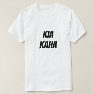 キアカハ マオリで頑張れ Tシャツ