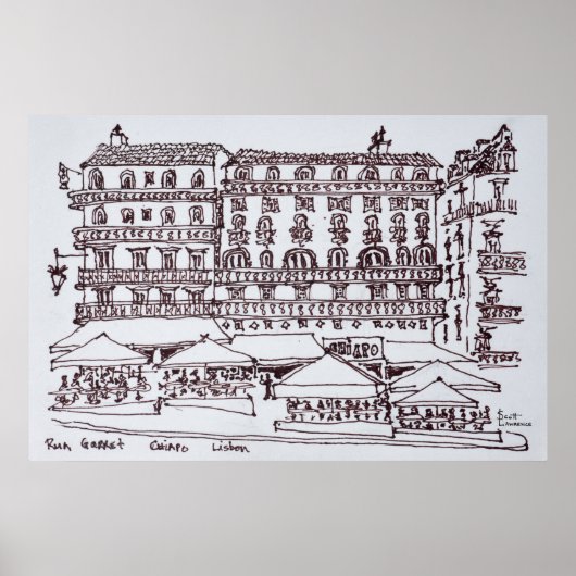 キアド・ギャレット |ポルトガル，リスボン ポスター (正面)