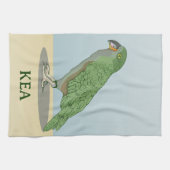 キアニュージーランド鳥 キッチンタオル (横)