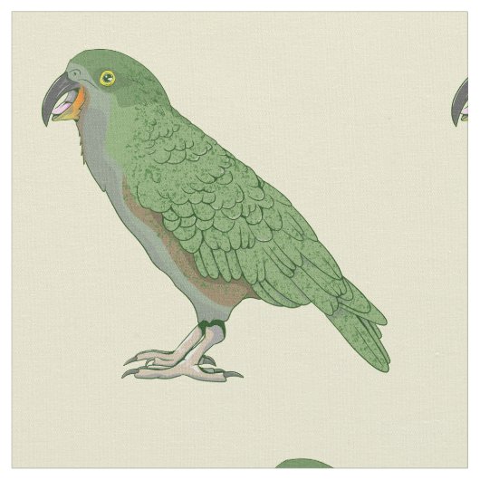 キアニュージーランド鳥 ファブリック (クローズアップ)