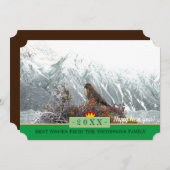 キアパロット&ハッピーニューイヤー！カード/ニュージーランド シーズンカード (正面/裏面)