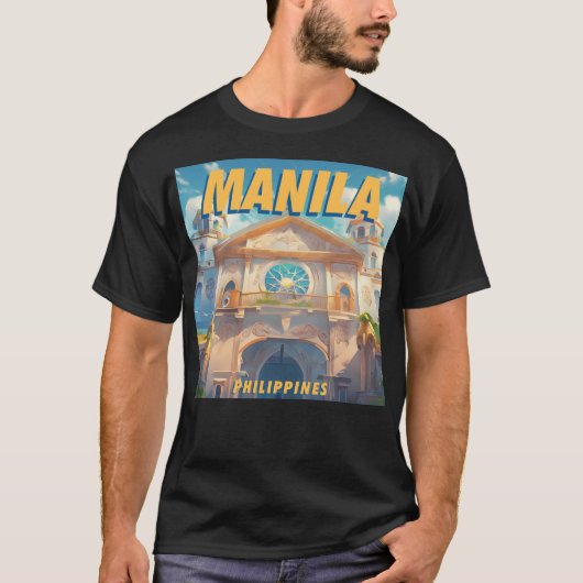 キアポ教会 – マニラ Tシャツ (正面)