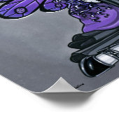 「キアラ」ゴシック体の蝶フェアリープリンセスポスター ポスター (角)