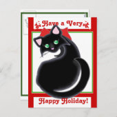 キアラ トゥーン キティ ホリデー！ ポストカード (正面/裏面)