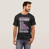 キアリマフォーメーション認識度痛み生存者紫 Tシャツ (正面フル)