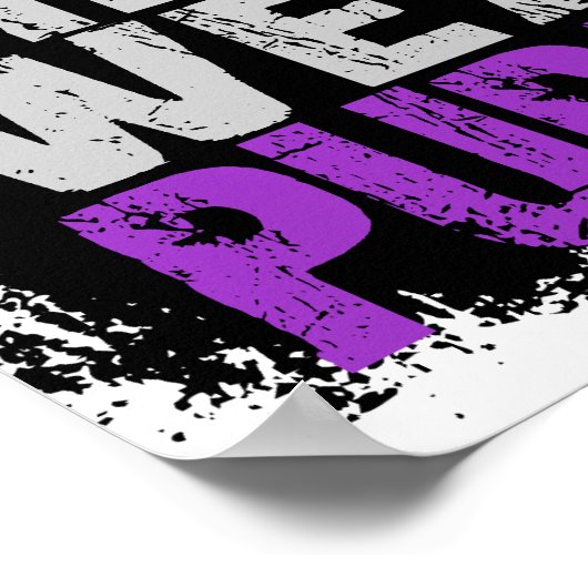 キアリマフォーメ実在ン衣服パープル ポスター (角)