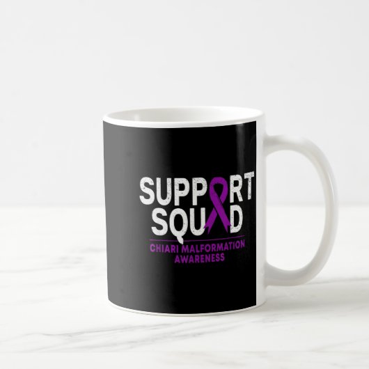 キアリ奇形認知活動チーム パープル コーヒーマグカップ (右)