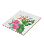 キアロハ(白)ハワイアン タイル (側面)