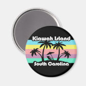 キアワアイランドサウスカロライナ マグネット (正面/裏面)