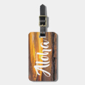 キアワカプビーチサンセットマウイ ラゲッジタグ (正面縦)