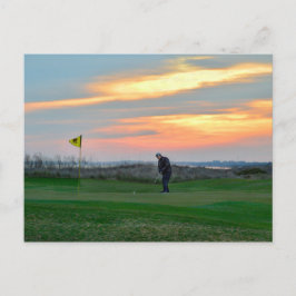 キアワ島の夕暮れの18番目の緑 ポストカード