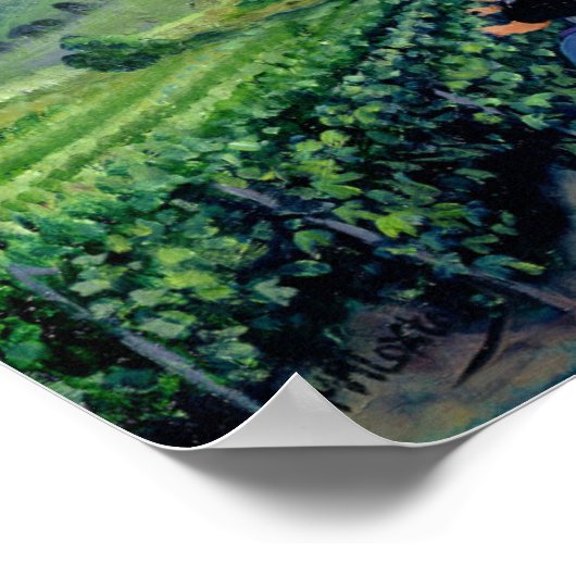 キアンティの風景 ポスター (角)