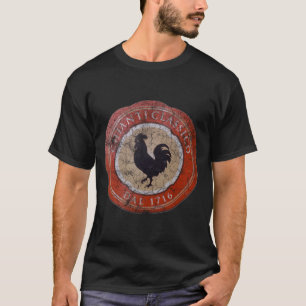 キアンティクラシコのエンブレムイタリアン – 赤ワインラベル Tシャツ